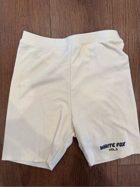 White Fox Shorts Size Small